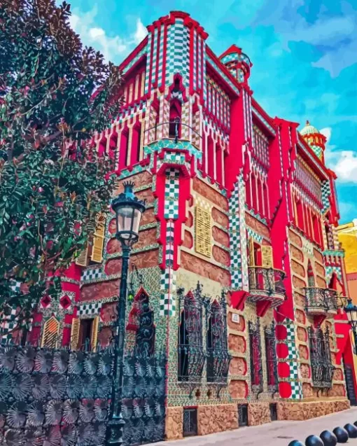 Casa Vicens Gaudi Diamond Painting