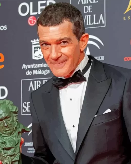 Classy Antonio Banderas Diamond Painting