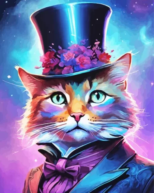 Classy Fantastic Cat Diamond Painting