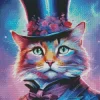 Classy Fantastic Cat Diamond Painting