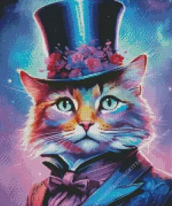 Classy Fantastic Cat Diamond Painting