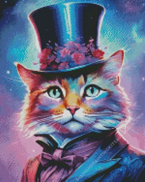 Classy Fantastic Cat Diamond Painting