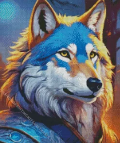 Cool Fantasy Wolf Diamond Painting