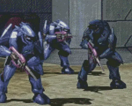 Covenant Halo Characters Diamond Painting