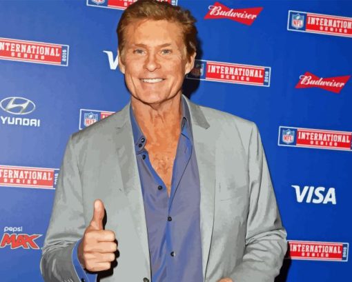 David Hasselhoff Actor Diamond Painting