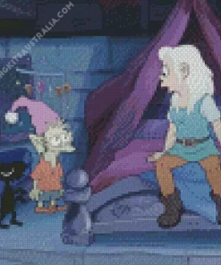 Disenchantment Bean And Elfo Diamond Painting