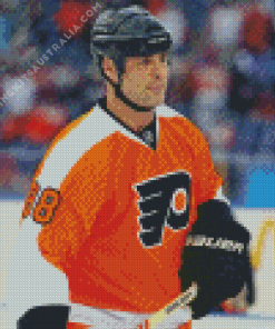 Eric Lindros Player Diamond Painting