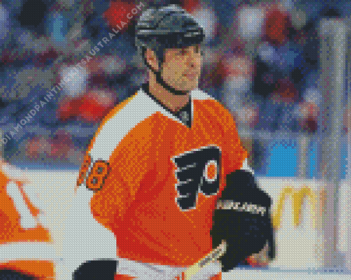 Eric Lindros Player Diamond Painting