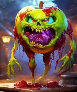 Fantasy Zombie Apple Diamond Painting