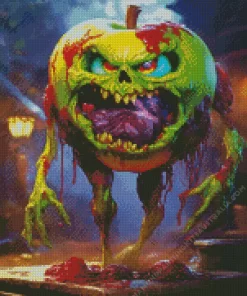 Fantasy Zombie Apple Diamond Painting