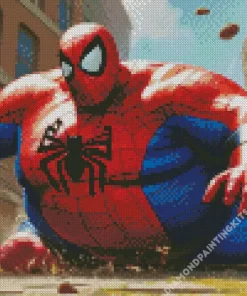 Fat Spiderman Diamond Painting