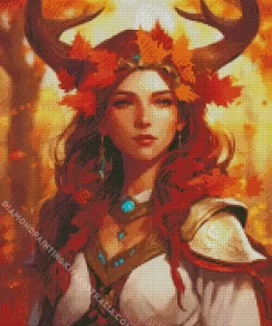 Female Centaur Druid Art Diamond Painting