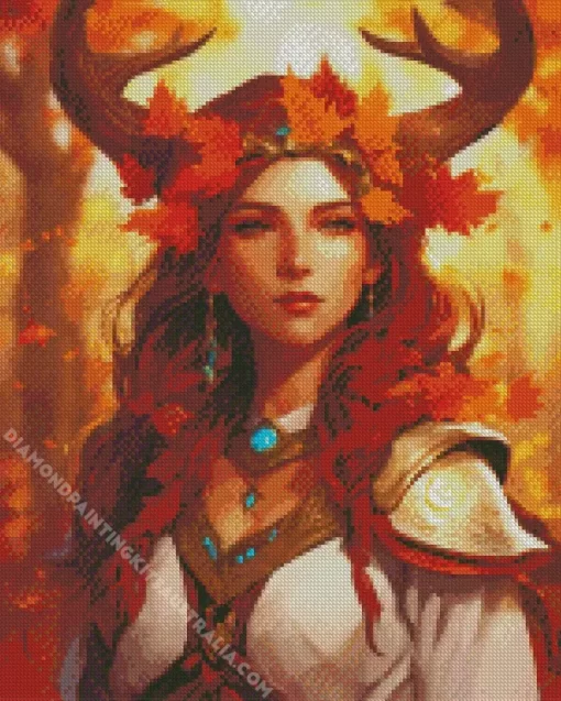 Female Centaur Druid Art Diamond Painting