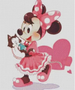 Figaro And Minnie Art Diamond Painting