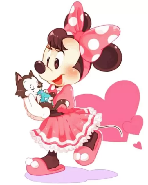 Figaro And Minnie Art Diamond Painting