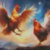 Fighter Chicken Diamond Painting