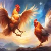 Fighter Chicken Diamond Painting