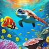 Fish And Turtle Diamond Painting