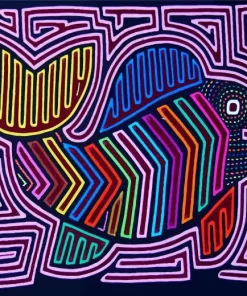 Fish Mola Diamond Painting