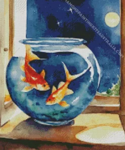 Fish Tank Art Diamond Painting