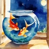 Fish Tank Art Diamond Painting