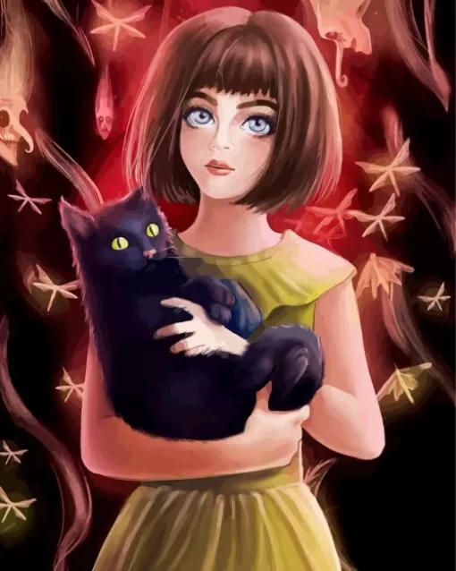 Fran Bow Game Diamond Painting