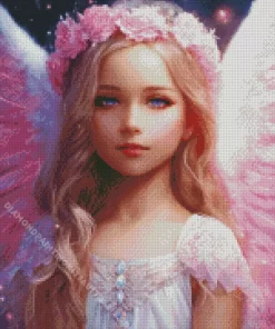 Girl Angel Art Diamond Painting