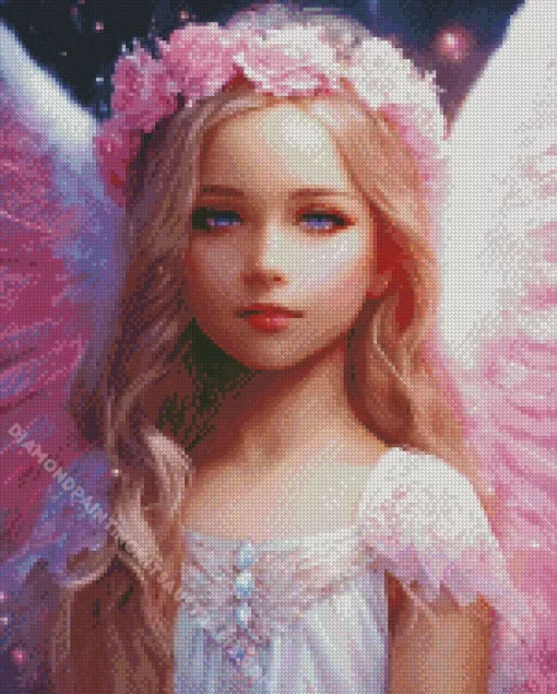 Girl Angel Art Diamond Painting