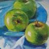 Green Apples Still Life Diamond Painting