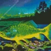 Green Fish Diamond Painting