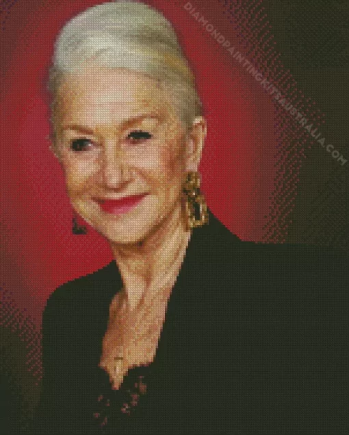 Helen Mirren Actress Diamond Painting