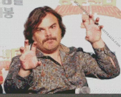 Jack Black Diamond Painting