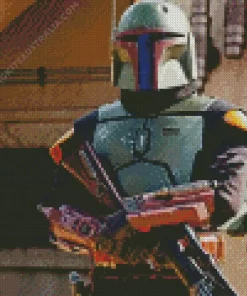 Jango Fett Character Diamond Painting