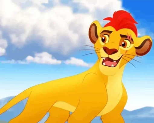 Kion Lion Guard Diamond Painting