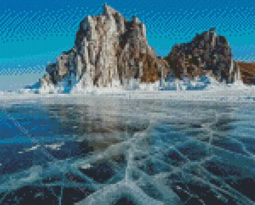 Lake Baikal In Russia Diamond Painting