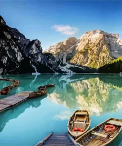 Lake Braies Diamond Painting