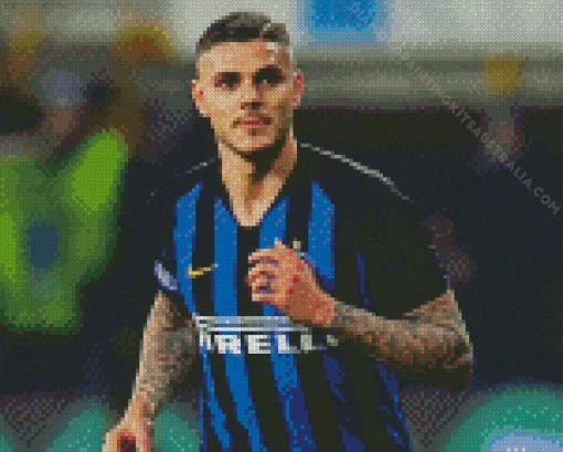 Mauro Icardi Footballer Diamond Painting