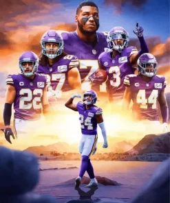 Minnesota Vikings American Football Diamond Painting