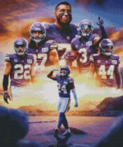 Minnesota Vikings American Football Diamond Painting