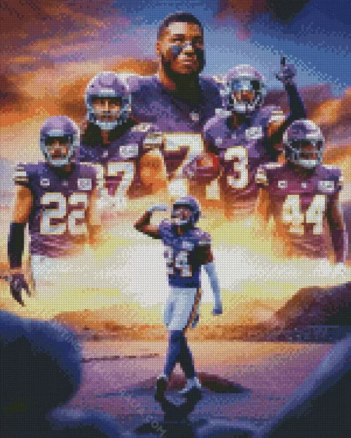 Minnesota Vikings American Football Diamond Painting