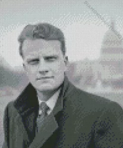 Monochrome Billy Graham Diamond Painting