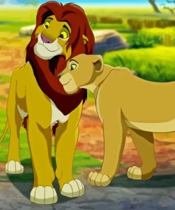 Nala And Simba Diamond Painting