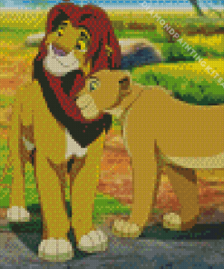 Nala And Simba Diamond Painting