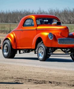 Orange Gasser Diamond Painting