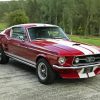 Red 1967 Ford Mustang Diamond Painting