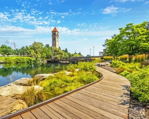 Riverfront Park Spokane Diamond Painting