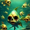 Skull Fantasy Fish Diamond Painting