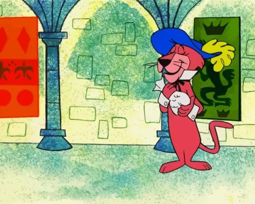 Snagglepuss Character Diamond Painting