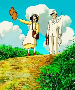 The Wind Rises Characters Diamond Painting