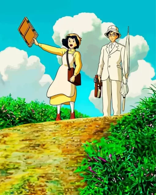 The Wind Rises Characters Diamond Painting